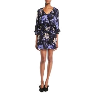 Ramy Brook Milene Floral Silk Mini Dress
